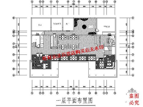 明清民居某饭庄室内装修cad图纸室内设计装修dwg图